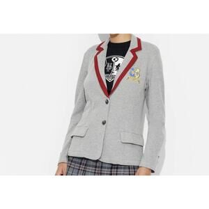 Target Exclusive Beetlejuice Astrid Graphic Blazer‎ Heather Gray XXS NWT Women’s